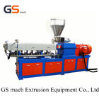 Filling Masterbatch Caco3 Double Screw Extruder Machine Low Noise For Granulation