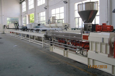 China Extrusora de parafuso do dobro do amido de milho com padrão do sistema ISO9001 do corte da correia de Onveyor fábrica